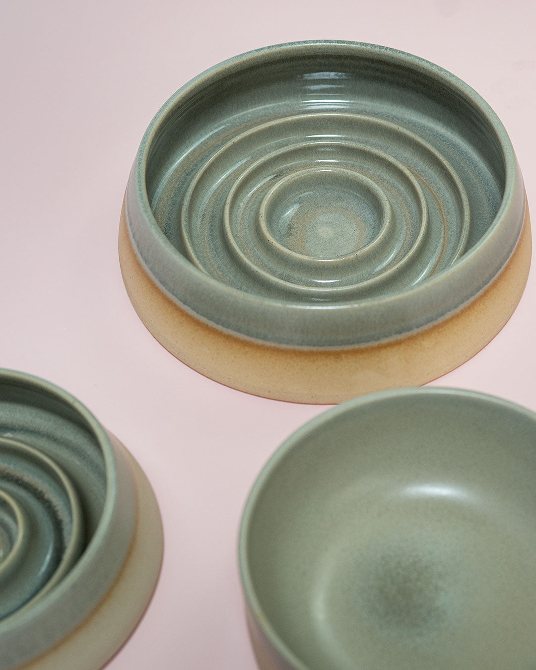 Keramik‑Wassernapf Grau