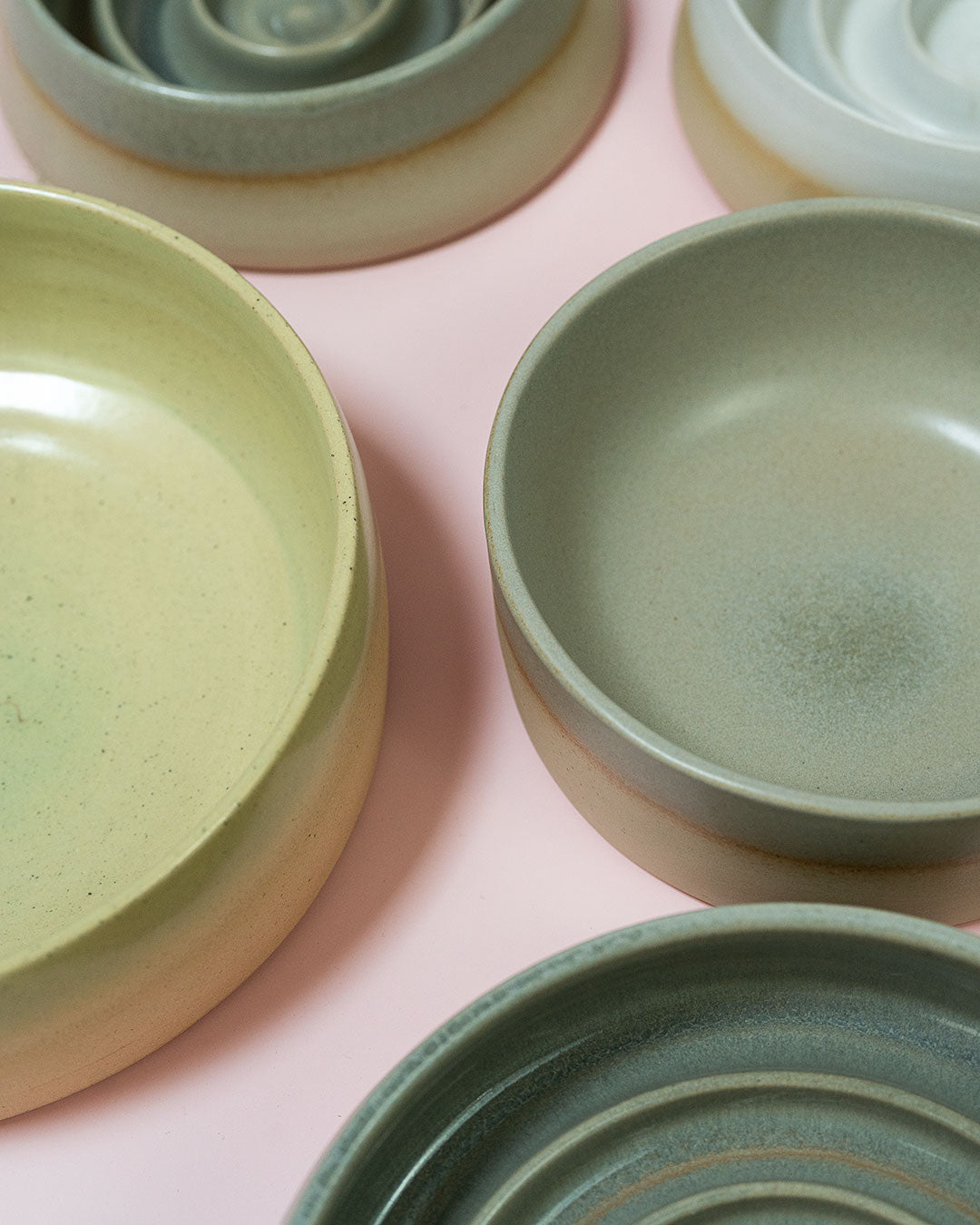 Keramik-Hundenapf Weiß mit Anti-Schling-Funktion