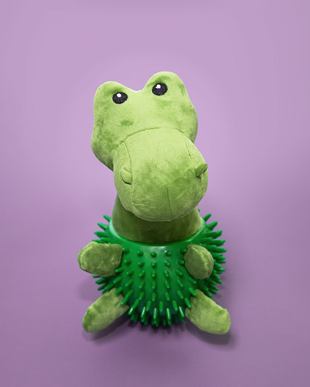 Hundespielzeug Dino - mit Quietscher und Noppen