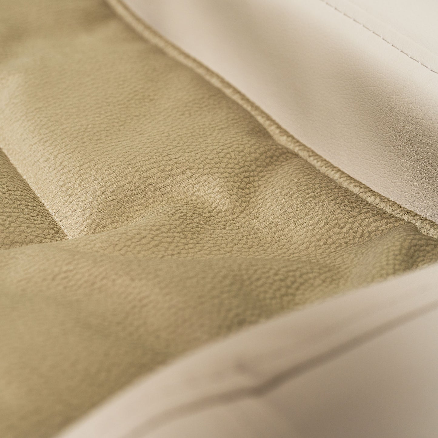 Orthopädisches Hundebett Pfotenruhe im Set mit Anti-Haar Decke Ella – BEIGE/GRÜN