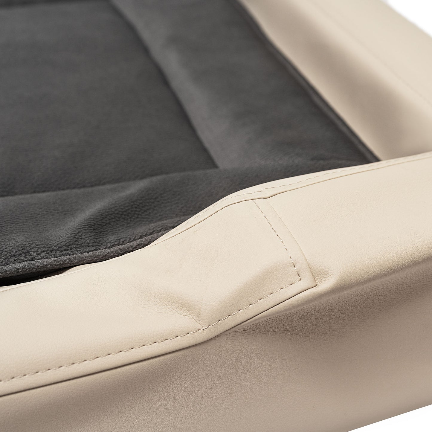 Orthopädisches Hundebett Pfotenruhe im Set mit Anti-Haar Decke Ella – BEIGE/ANTHRAZIT