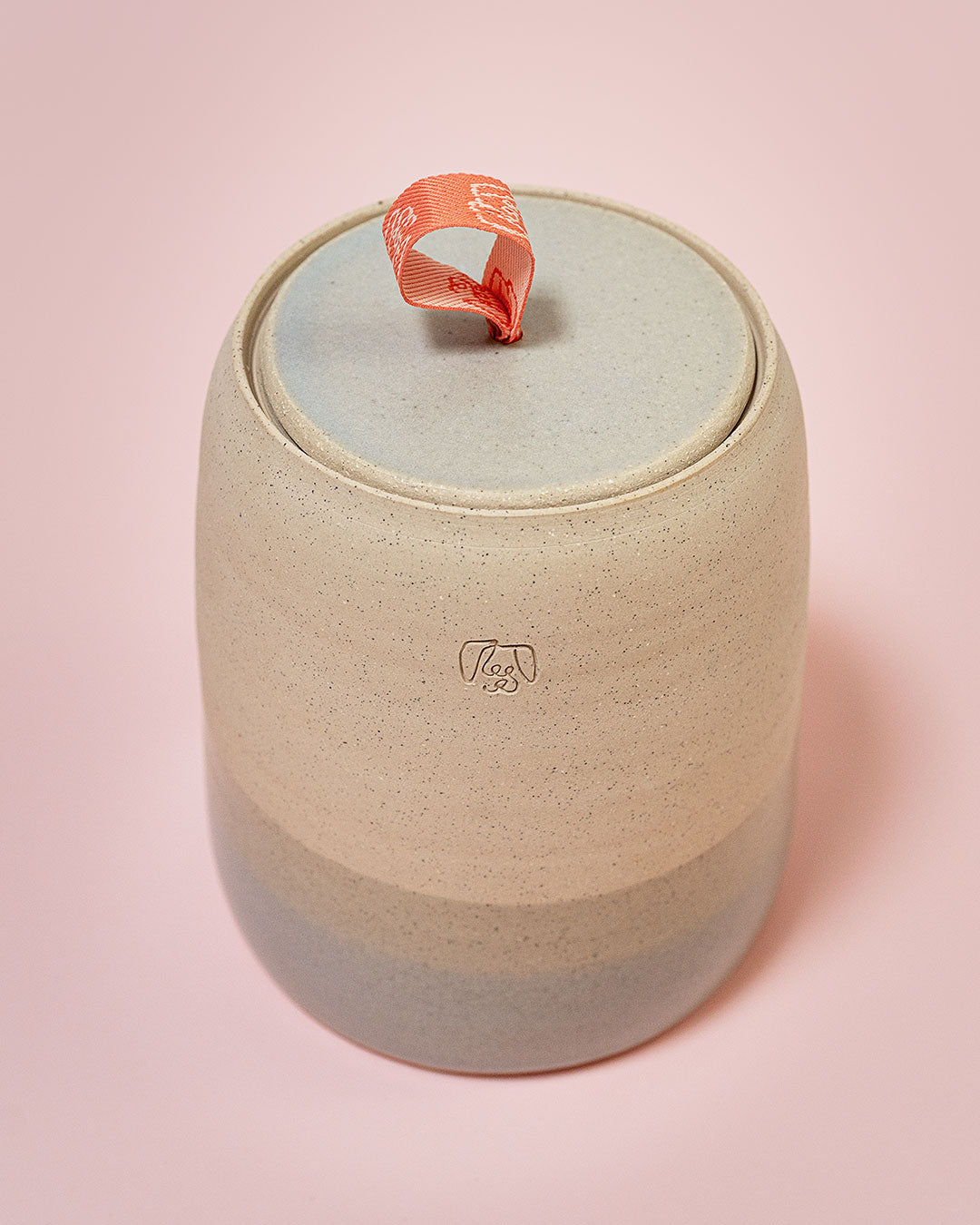 Keramik Leckerli-Dose Grau