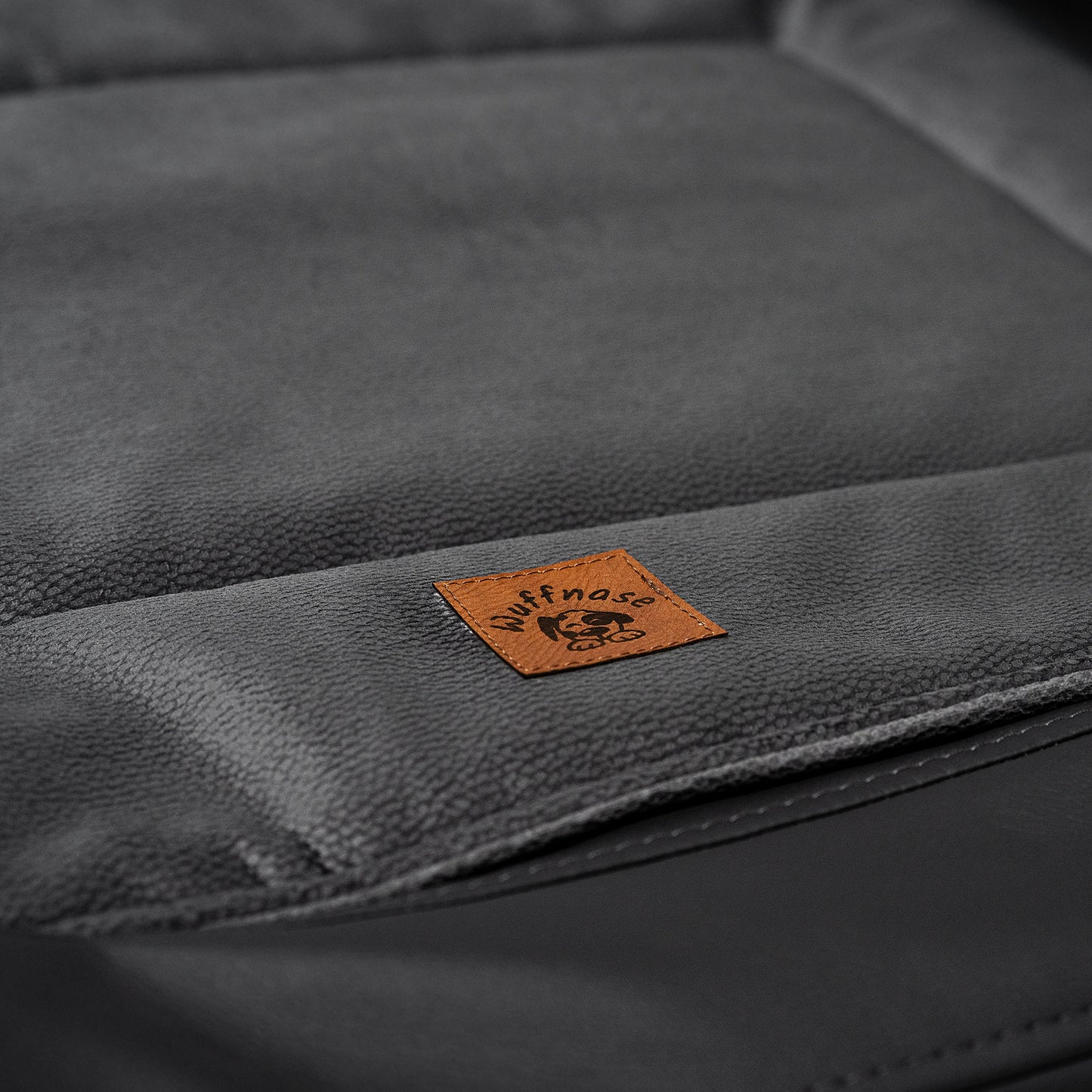 Orthopädisches Hundebett Pfotenruhe im Set mit Anti-Haar Decke Ella – ANTHRAZIT/ANTHRAZIT