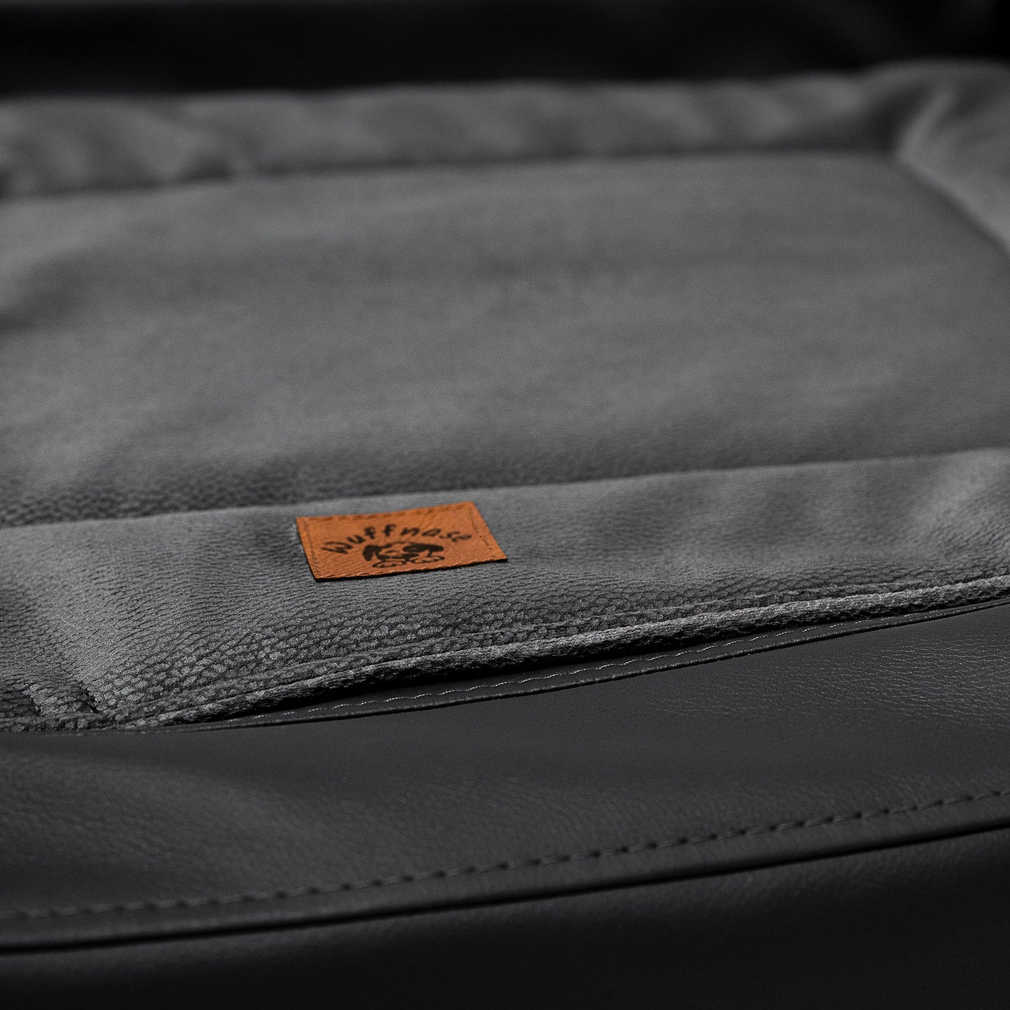 Orthopädisches Hundebett Pfotenruhe im Set mit Anti-Haar Decke Ella – ANTHRAZIT/ANTHRAZIT